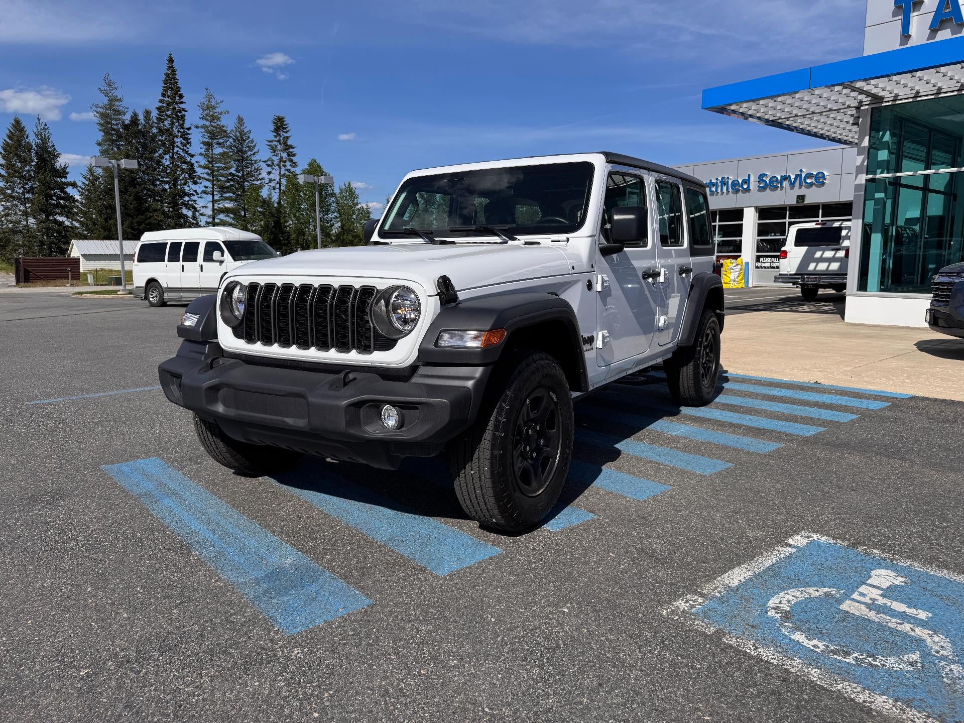 2024 Jeep Wrangler SPORT / 4 DOOR / HARD TOP / 3.6 LITER V6 / AUTO TRANS / 1K MILES