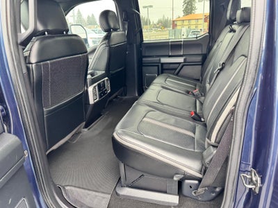 2019 Ford Super Duty F-350 SRW PLATINUM / CREW / 6.7 POWERSTROKE / ULTIMATE PCKG / STANDARD BOX / 69K MILES