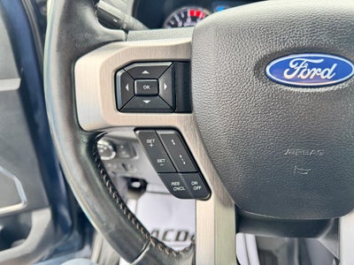 2019 Ford Super Duty F-350 SRW PLATINUM / CREW / 6.7 POWERSTROKE / ULTIMATE PCKG / STANDARD BOX / 69K MILES