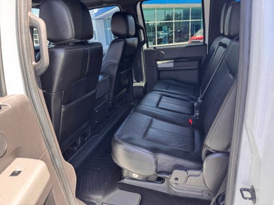 2013 Ford Super Duty F-350 SRW LARIAT / CREW / 6.7 POWERSTROKE / 8' FLAT BED / LOCAL TRADE