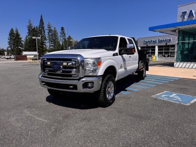 2013 Ford Super Duty F-350 SRW LARIAT / CREW / 6.7 POWERSTROKE / 8' FLAT BED / LOCAL TRADE