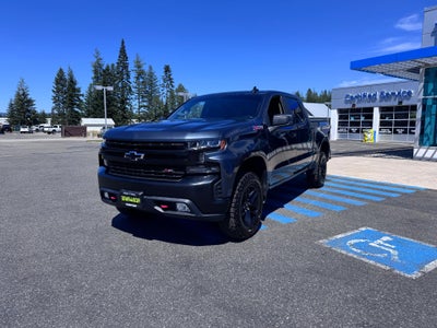 2020 Chevrolet Silverado 1500 LT / TRAIL BOSS / CREW / 5.3 LITER V8 / LEATHER / SUNROOF / SHORT BOX / 1 OWNER TRADE