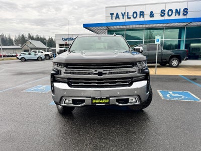 2019 Chevrolet Silverado 1500 LTZ / CREW / 6.2 LITER V8 / Z71 OFF ROAD / SHORT BOX / 45K MILES
