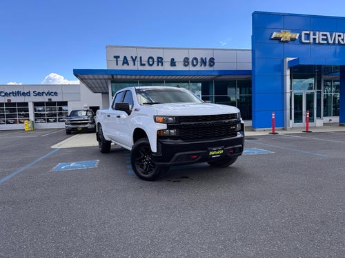 2022 Chevrolet Silverado 1500 LTD CUSTOM / TRAIL BOSS / CREW / 6.2 LITER V8 / STANDARD BOX / 1 OWNER