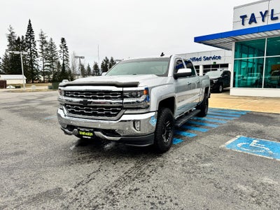 2018 Chevrolet Silverado 1500 LTZ / CREW / 5.3 LITER V8 / SHORT BOX / LOCAL TRADE / 68K MILES