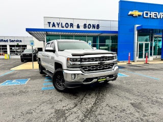 2018 Chevrolet Silverado 1500 LTZ / CREW / 5.3 LITER V8 / SHORT BOX / LOCAL TRADE / 68K MILES